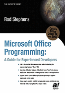 Microsoft Office Programming: A Guide for Experienced Developers