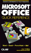 Microsoft Office Quick Reference