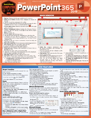 Microsoft PowerPoint 365 - 2019: A Quickstudy Laminated Software Reference Guide - Lambert, Joan, and Belasco, Elizabeth