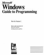 Microsoft Windows: Guide to Programming - Microsoft Press