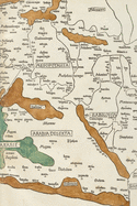 Middle East Vintage Map Field Journal Notebook, 50 pages/25 sheets, 4x6