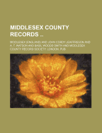 Middlesex County Records