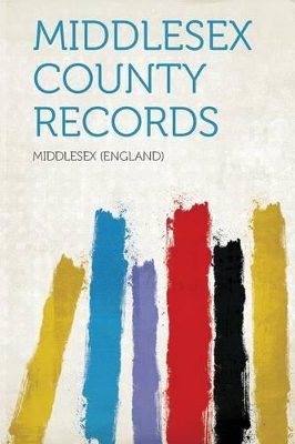 Middlesex County Records - Middlesex