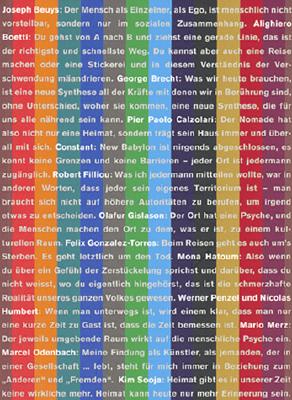 Migration - Calzolari, Pier Paolo, and Beuys, Joseph, and Boetti, Alighiero E