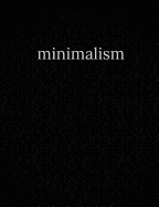 minimalism: simple notebook