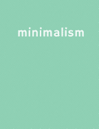 minimalism: simple notebook