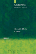 Minimality Effects in Syntax
