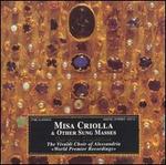 Misa Criolla and other Sung Masses