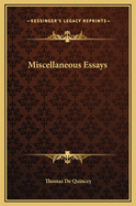 Miscellaneous Essays