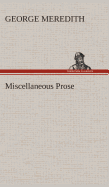 Miscellaneous Prose