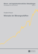 Mistrades bei Boersengeschaeften