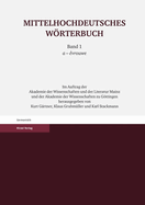 Mittelhochdeutsches Worterbuch. Erster Band: A-Evrouwe