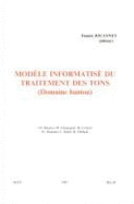 Modele Informatise Du Traitement Des Tons (Domaine Bantou)