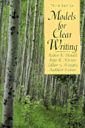 Models for Clear Writing - Donald, Robert B
