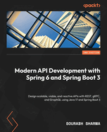 Modern API Development with Spring 6 and Spring Boot 3: Design scalable, viable, and reactive APIs with REST, gRPC, and GraphQL using Java 17 and Spring Boot 3