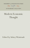 Modern Economic Thought