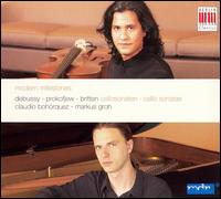 Modern Milestones - Claudio Boh�rquez (cello); Markus Groh (piano)