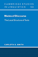Modes of Discourse: The Local Structure of Texts