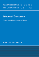 Modes of Discourse: The Local Structure of Texts