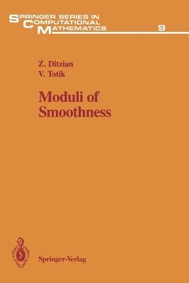 Moduli of Smoothness - Ditzian, Z, and Totik, V