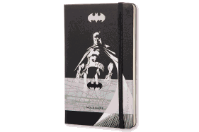 Moleskine Batman Limited Edition Notebook, Large, Plain, Black, Hard Cover (5 X 8.25)
