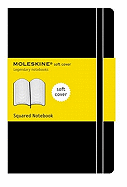 Moleskine Classic Notebook, Large, Squared, Black, Soft Cover (5 X 8.25)