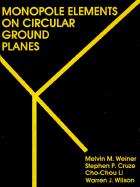 Monopole elements on circular ground planes