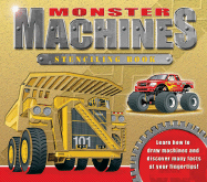 Monster Machines Stencil Book