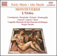 Monteverdi: L'Orfeo - Alessandra Testai (soprano); Alessandra Torre (vocals); Alessandro Carmignani (tenor); Bruno Astesano (percussion);...