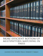 More Efficient Bottom-Up Multipattern Matching in Trees