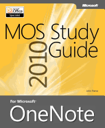 Mos 2010 Study Guide for Microsoft Onenote