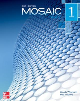 Mosaic Level 1 Reading Student Book - Wegmann, Brenda, and Knezevic, Miki