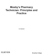 Mosby's Pharmacy Technician: Principles and Practice