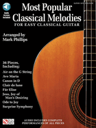Most Popular Classical Melodies for Easy Classical Guitar Book/Online Audio