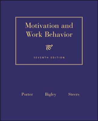 Motivation and Work Behavior - Cravens, David W