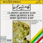 Mozart: Clarinet Quintet; Oboe Quartet; Horn Quintet