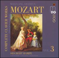 Mozart: Complete Clavier Works, Vol. 3 - Siegbert Rampe (fortepiano); Siegbert Rampe (clavichord); Siegbert Rampe (harpsichord)