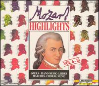 Mozart Highlights, Vols. 6-10 (Box Set) - Angelica Berger (harp); Arkadi Zenziper (piano); B�la Kov�cs (clarinet); Bernd Heiser (horn); Burkhard Glaetzner (oboe);...