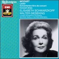 Mozart: Lieder/Concert Arias - Elisabeth Schwarzkopf (soprano); Walter Gieseking (piano); London Symphony Orchestra; George Szell (conductor)