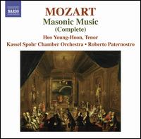 Mozart: Masonic Music (Complete) - Alberto Bertino (piano); Alfred Wurm (basset horn); Heo Young-Hoon (tenor); J�rgen Appel (baritone);...