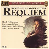 Mozart: Requiem - Jaroslava Horsk� (alto); Jozef Kundl�k (tenor); Magdal�na Haj�ssyov� (soprano); Peter Mikul�s (bass);...