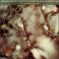 Mozart: String Quartets K 421 & K 465 - Jennifer Ward Clarke (cello); Micaela Comberti (violin); Salomon String Quartet; Simon Standage (violin); Trevor Jones (viol)