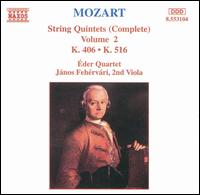 Mozart: String Quintets (Complete), Vol. 2 - Eder Quartet; J�nos Feh�rv�ri (viola)