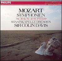 Mozart: Symphonies Nos. 39 & 41 "Jupiter" - Dresden State Opera Orchestra; Colin Davis (conductor)