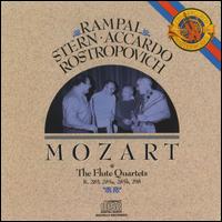 Mozart: The Flute Quartets - Isaac Stern (violin); Jean-Pierre Rampal (flute); Mstislav Rostropovich (cello); Salvatore Accardo (viola)