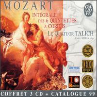 Mozart: The Six String Quintets - Bohuslav Zahradnik (clarinet); Karel Rehak (viola); Talich Quartet