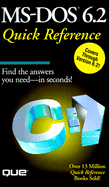 MS-DOS 6 2 Quick Reference - Neuman, Sally, and Que Qk Ref