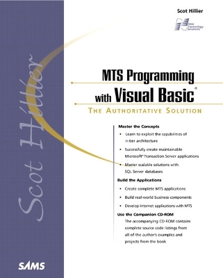 MTS Programming with Visual Basic - Hillier, Scott, and Mezick, Dan