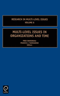 Multi-Level Issues in Organizations and Time