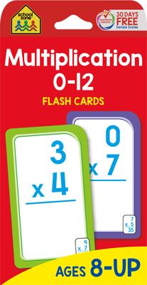 Multiplication 0-12 - School Zone Publishing Company Staff